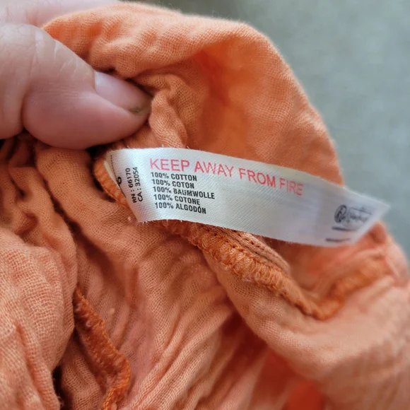 Anthropologie Flowy Coral Womens Blouse Top Size Medium - Picture 16 of 16